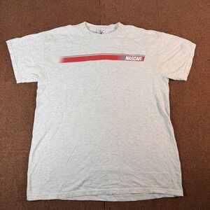NASCAR Delta Pro Weight Graphic T-Shirt Mens Large Gray Racing Wide Open